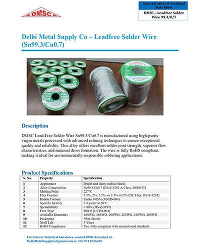 Lead Free Solder Wire